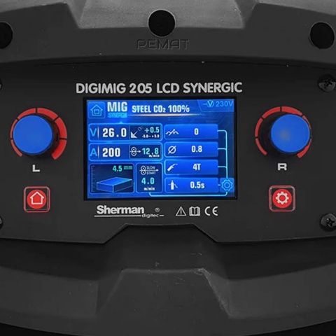 Sherman Spawarka 205 LCD SYNERGIC Sherman Spawarka 205 LCD SYNERGIC