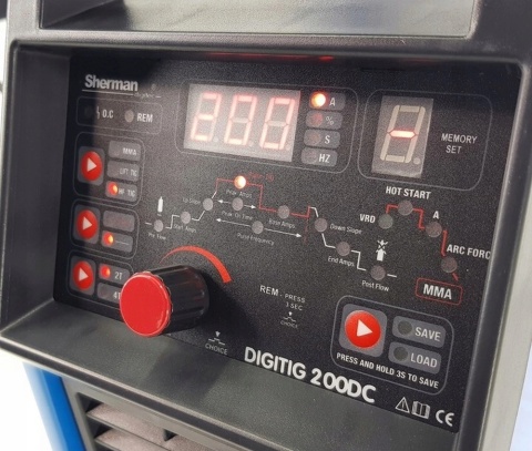 Sherman Spawarka DIGITIG 200DC Sherman Spawarka DIGITIG 200DC