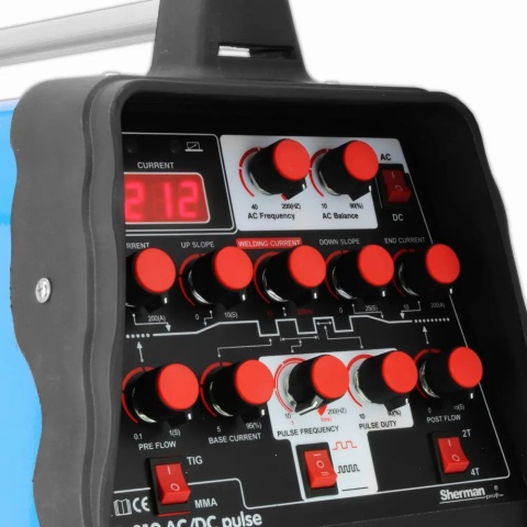 Sherman Spawarka TIG 210 AC/DC pulse Sherman Spawarka TIG 210 AC/DC pulse
