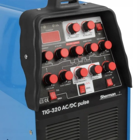 Sherman Spawarka TIG 320 AC/DC pulse Sherman Spawarka TIG 320 AC/DC pulse