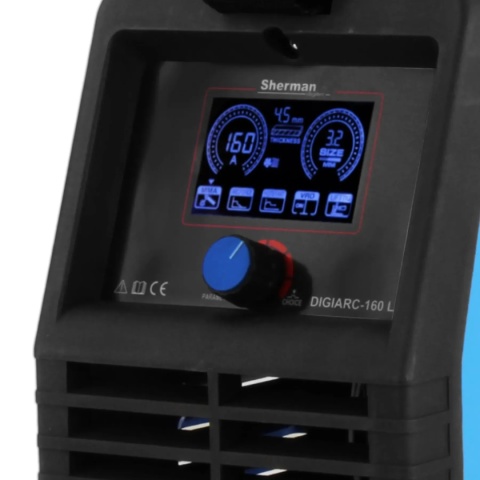 Sherman Spawarka DIGIARC 160 LCD z walizką Sherman Spawarka DIGIARC 160 LCD z walizką