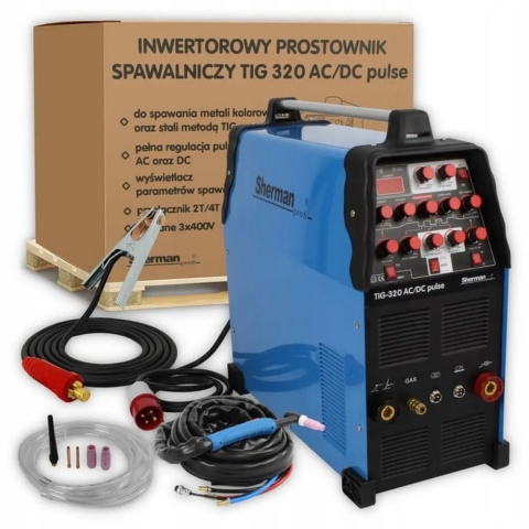 Sherman Spawarka TIG 320 AC/DC pulse Sherman Spawarka TIG 320 AC/DC pulse