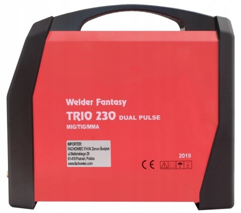 Welder Fantasy Spawarka 3w1 TRIO DUAL PULSE 230A Welder Fantasy Spawarka 3w1 TRIO DUAL PULSE 230A
