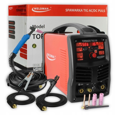Weldman Spawarka TORNADO TIG 210 AC/DC HF PULS
